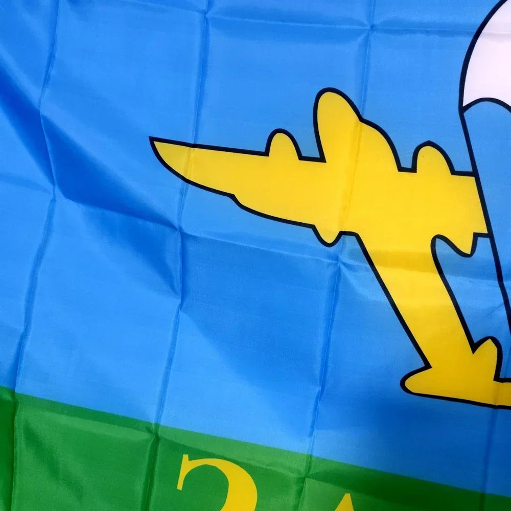 Russian Airborne Troops Flag 90x150cm USSR CCCP Paratrooper Flag Polyester Outdoor Decor for Garden Wall & Events