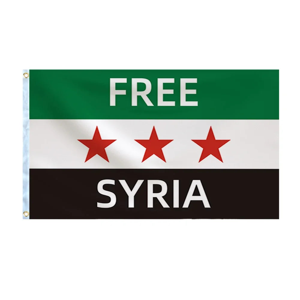 Wholesale Syria Flag, 90x150cm, Syria Revolution, Syria Free People's Flag Hanging, High Quality 100% Polyester Flag Decoration