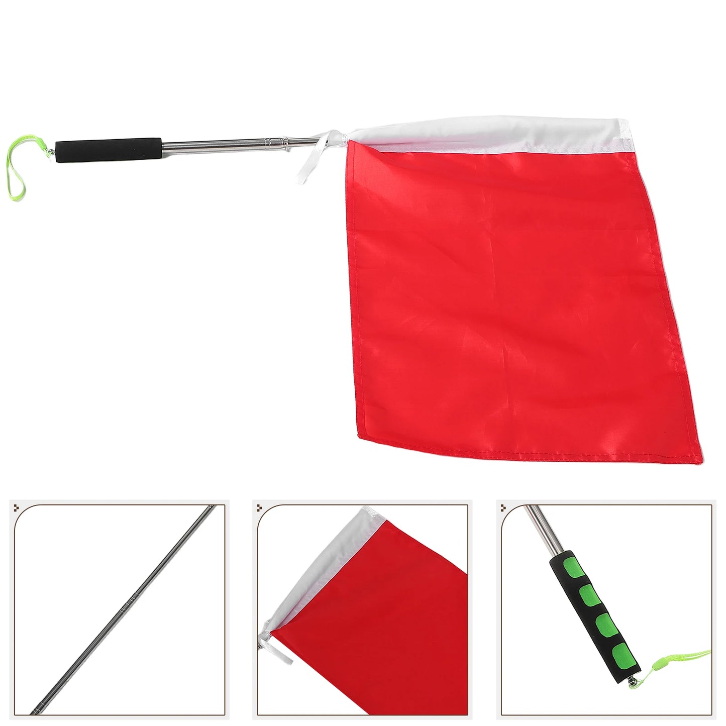 Guide Flag Tour Adjustable Telescopic Bright Colors Durable Lightweight Portable Mini Flags on Sticks for Children School