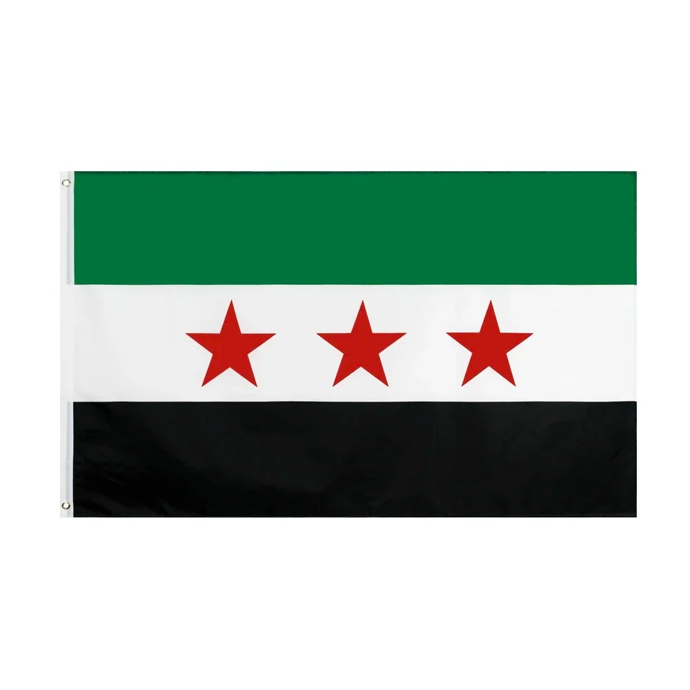 Syria Flag 90x150cm Syria Free People's flag hanging, high quality polyester flag decoration