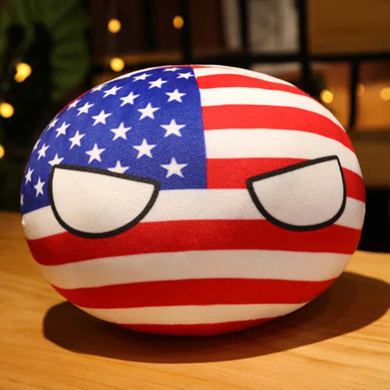 Countryball Plush Pillow – Soft & Cute