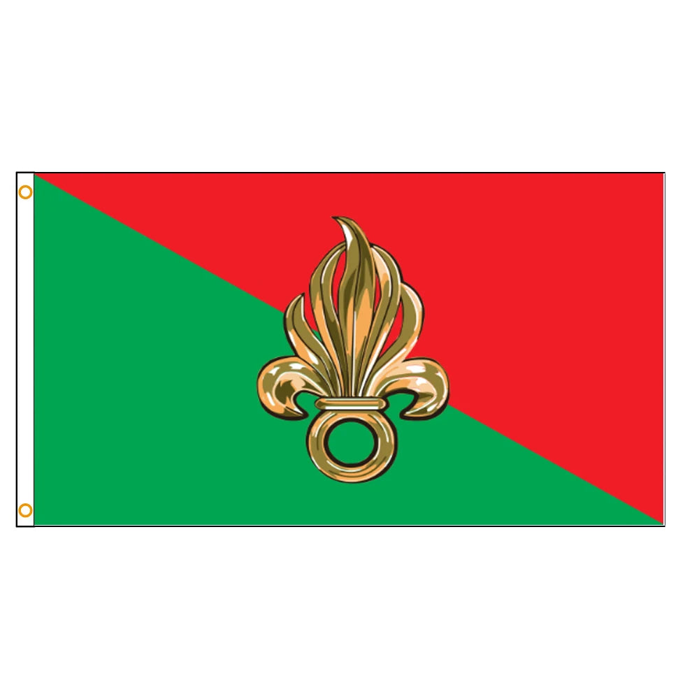 90x150cm 3x5ft French Foreign Legion Flag For France Army FFL Banner