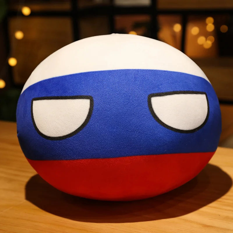 Countryball Plush Pillow – Soft & Cute