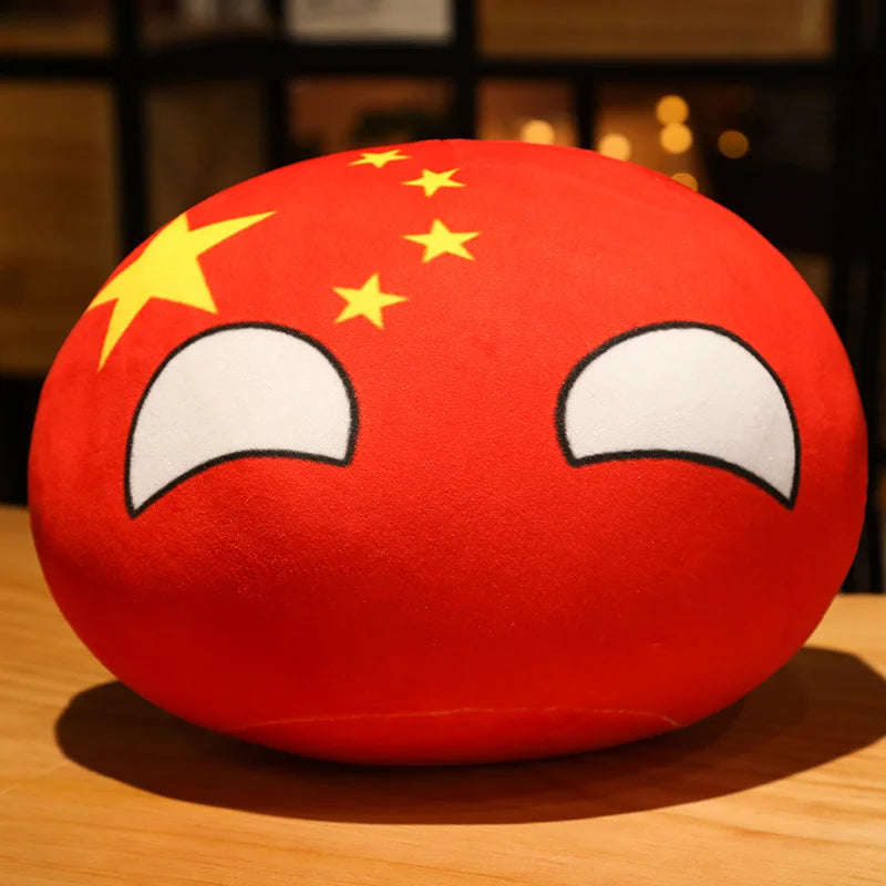 Countryball Plush Pillow – Soft & Cute
