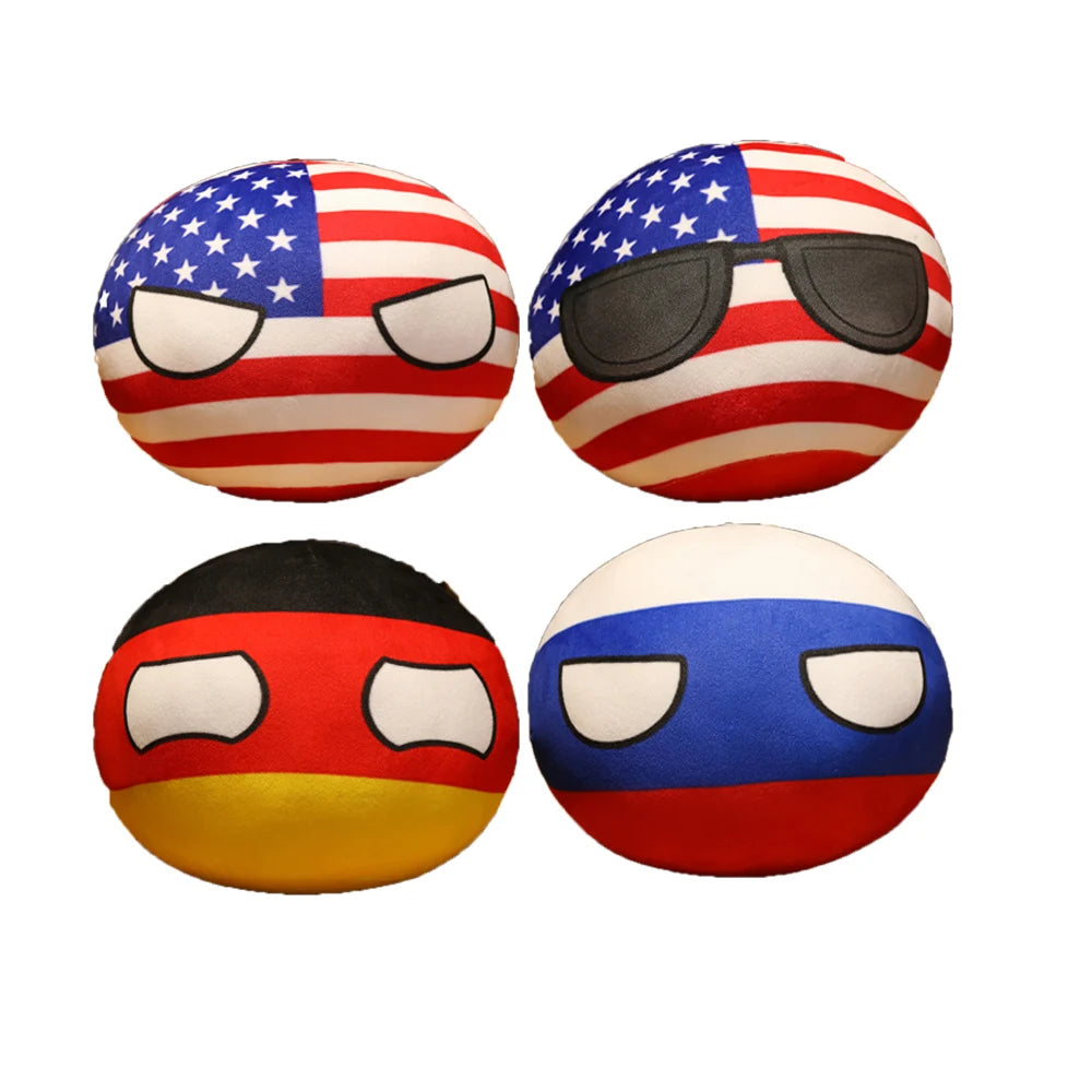 Countryball Plush Pillow – Soft & Cute