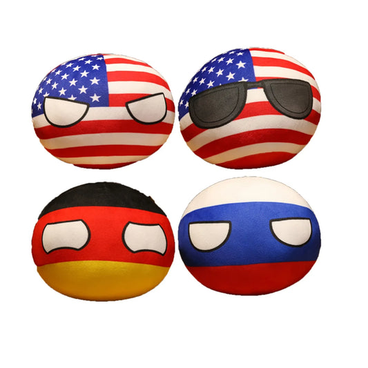 Countryball Plush Pillow – Soft & Cute