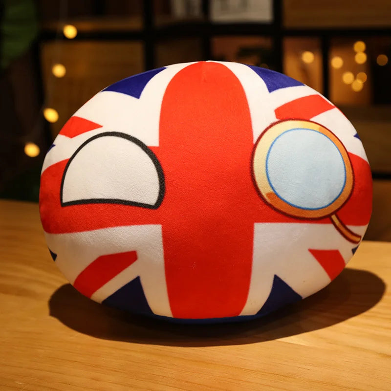 Countryball Plush Pillow – Soft & Cute