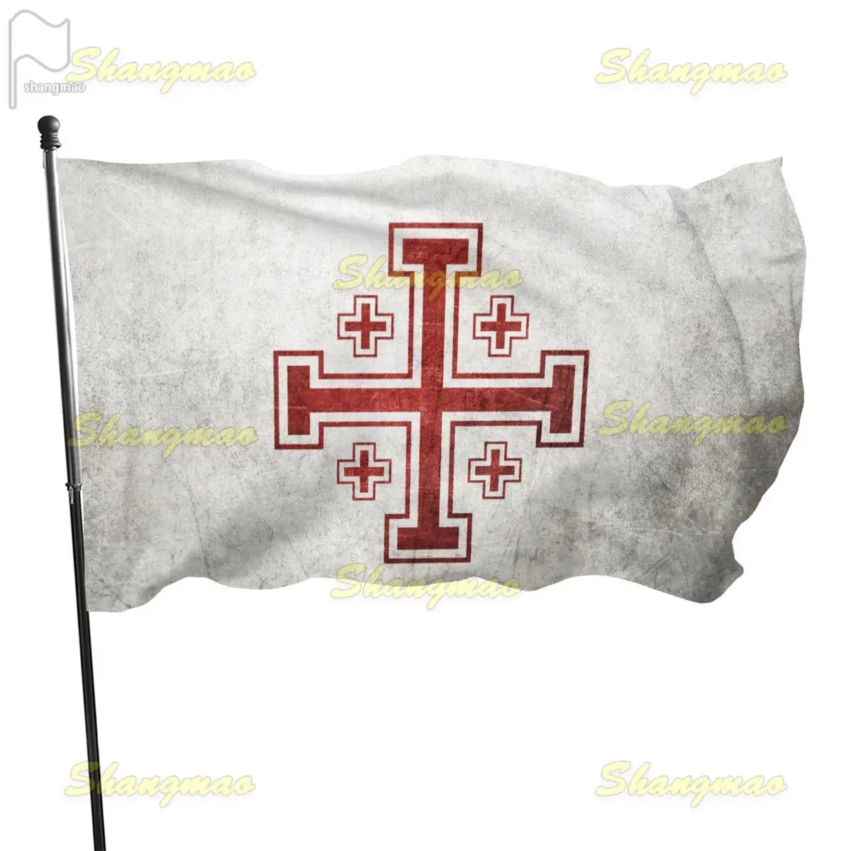90x150cm Knights Templar Flag Medieval Crusaders Battle Ensign Flag