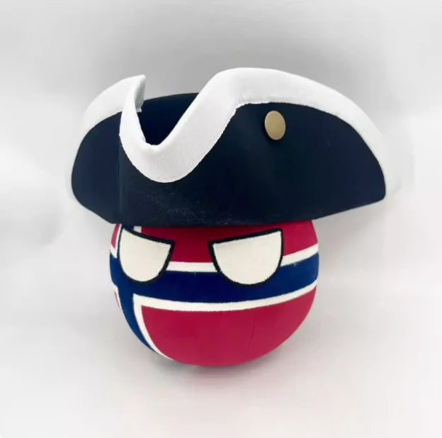 Countryball Plush Toy – International Flags (20 cm)