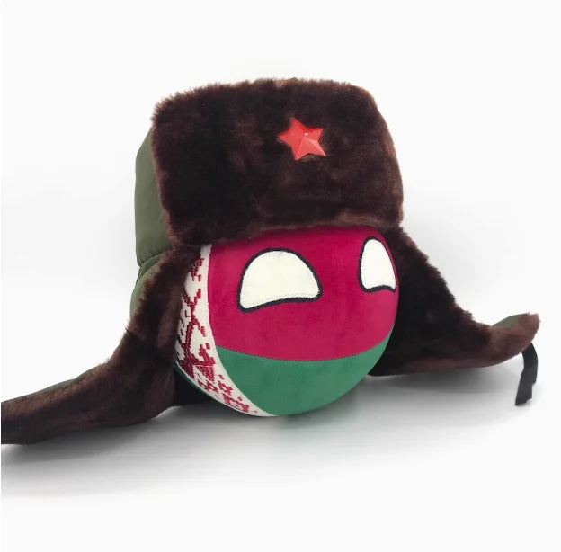 Countryball Plush Toy – International Flags (20 cm)