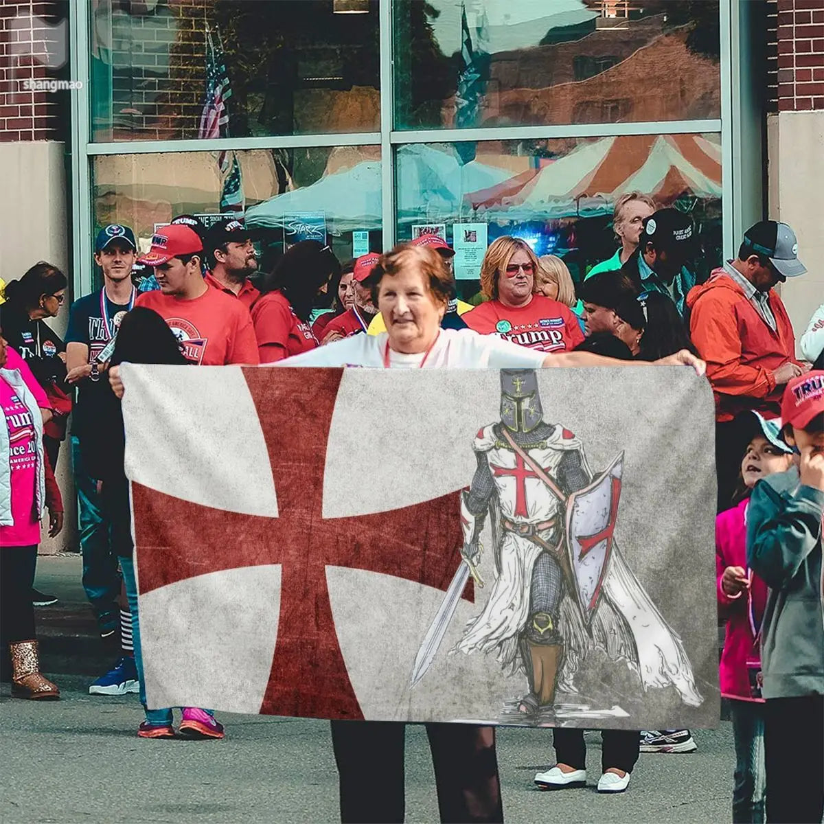 90x150cm Knights Templar Flag Medieval Crusaders Battle Ensign Flag