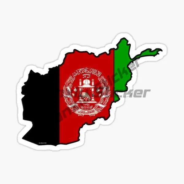 Afghanistan National Flag Map National Badge Reflective  Car Bumper Motorcycle Bicycle Scooter Kayak Travel Stickers