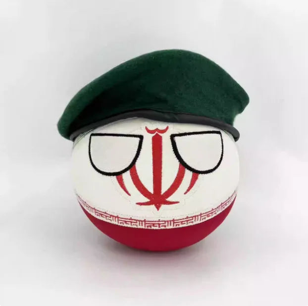 Countryball Plush Toy – International Flags (20 cm)