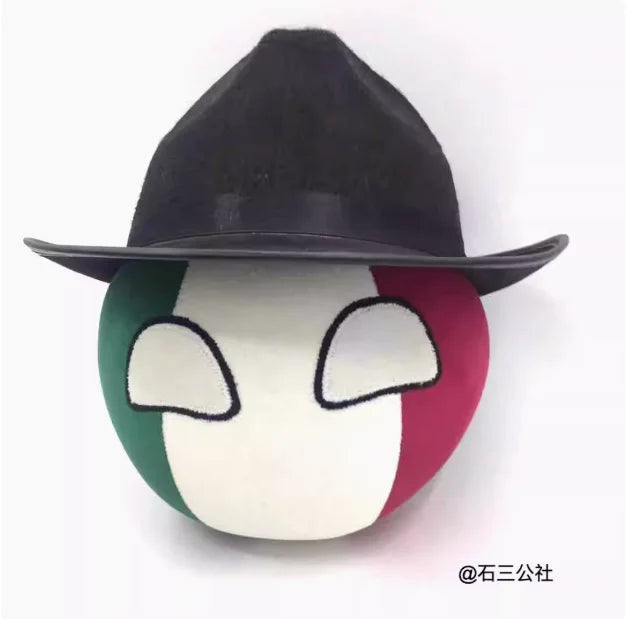 Countryball Plush Toy – International Flags (20 cm)