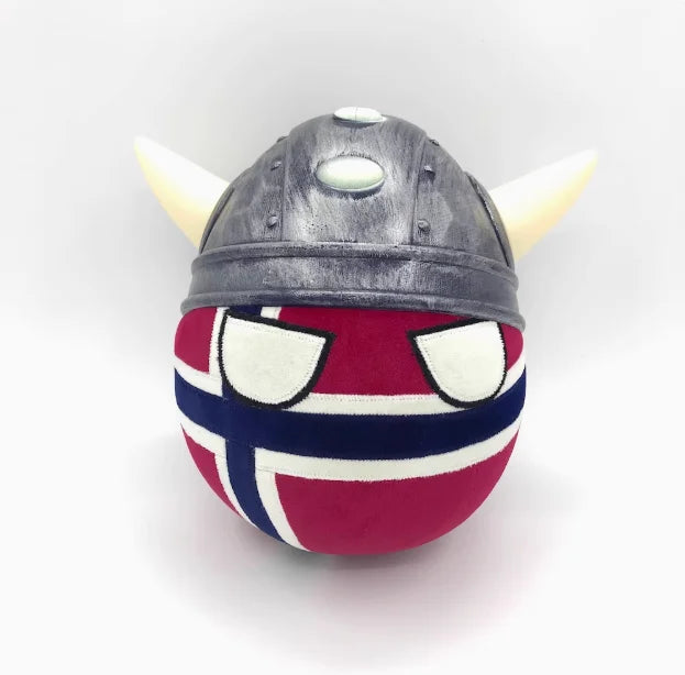 Countryball Plush Toy – International Flags (20 cm)