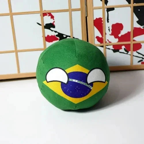 Countryball Plush Keychain – Latin America