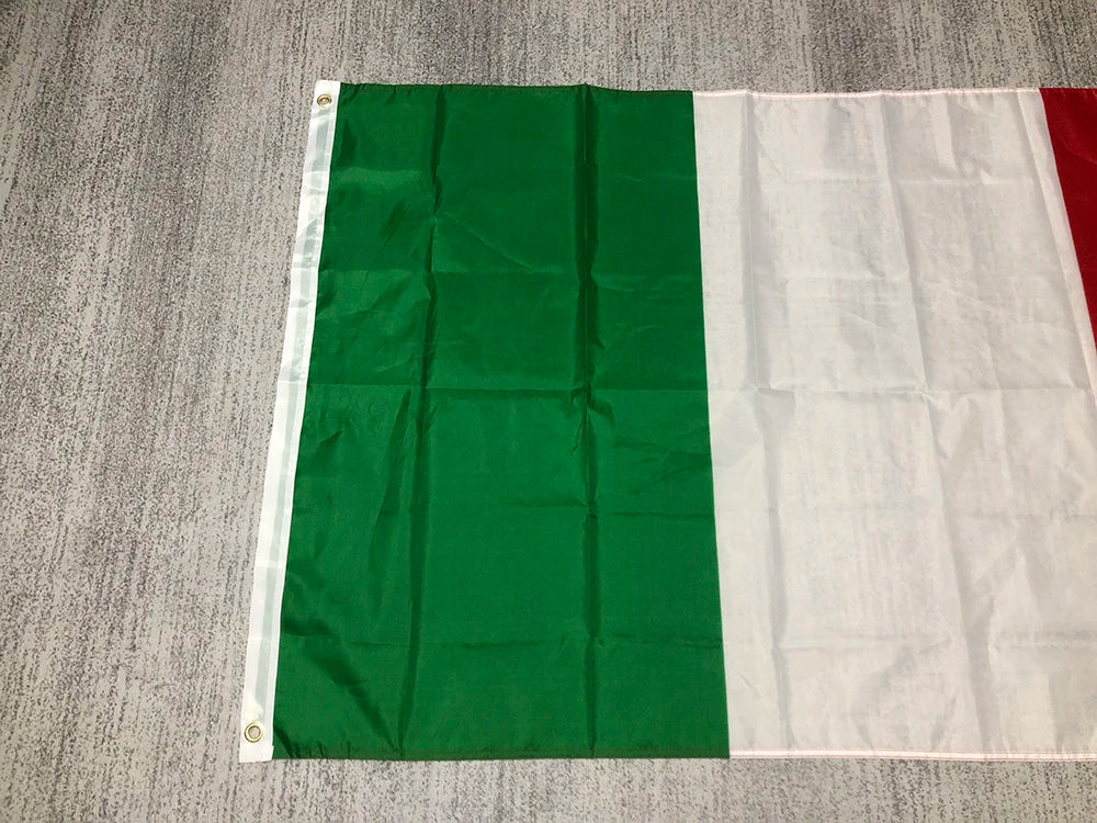 Italy flag 90x150cm high quality Polyester hanging banner green white red Italy italian Flag  for Festival Home Decoration