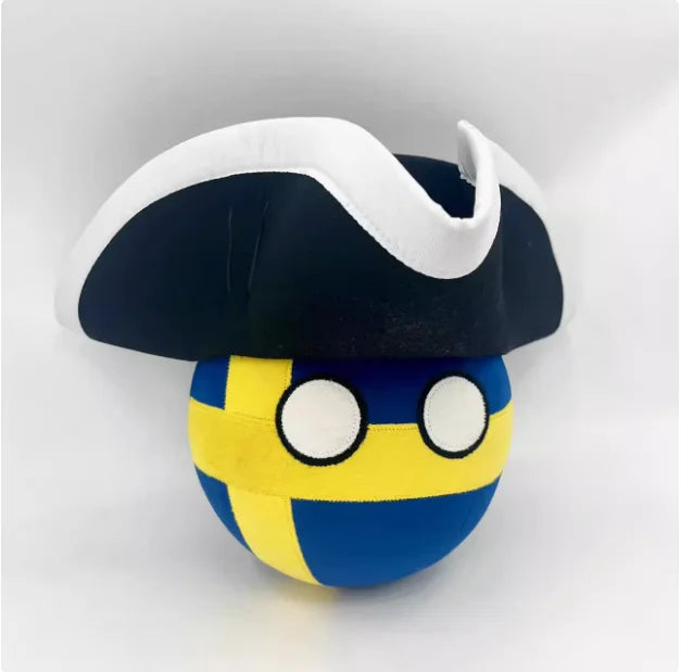 Countryball Plush Toy – International Flags (20 cm)
