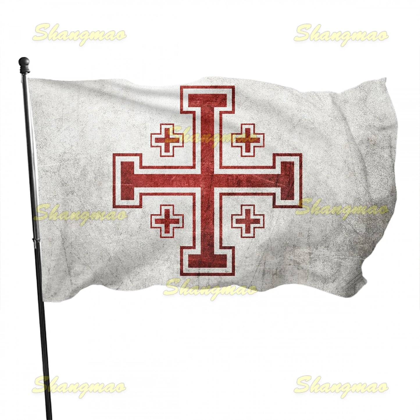 90x150cm Knights Templar Flag Medieval Crusaders Battle Ensign Flag