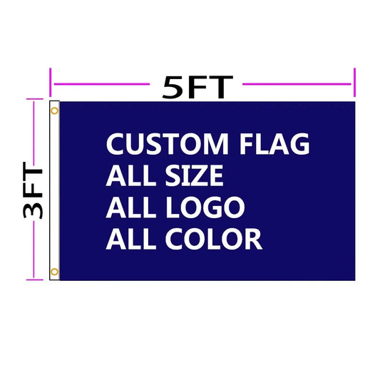 JimonFlag 60X90CM 90X150CM 120X180CM Wholesale Professional Custom Flag Banner Normal Country Flag Logo Printing Flag