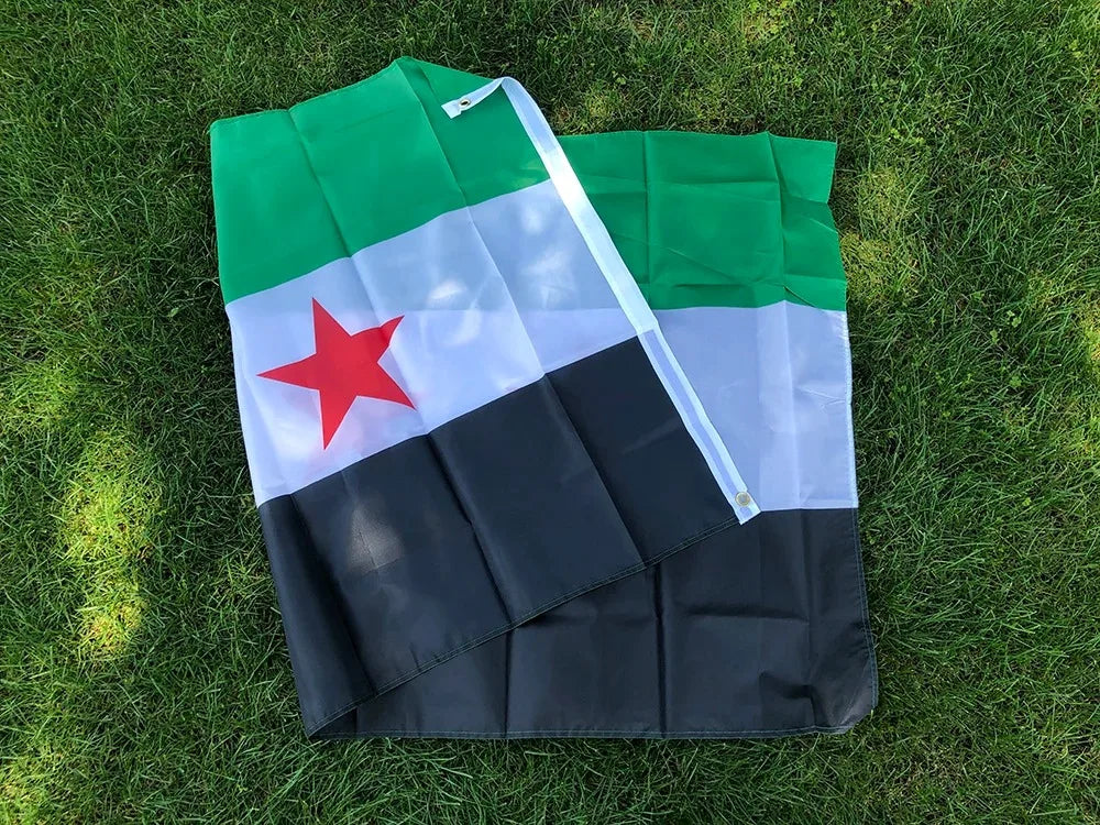Syria Flag 90x150cm – Three Star Banner