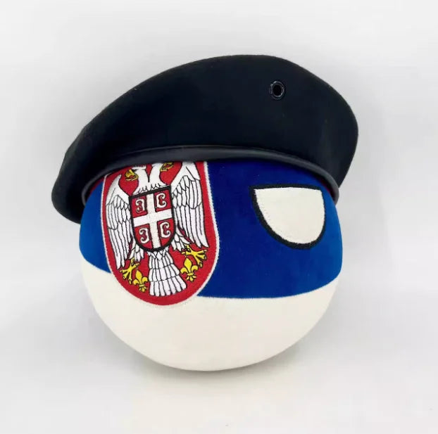 Countryball Plush Toy – International Flags (20 cm)