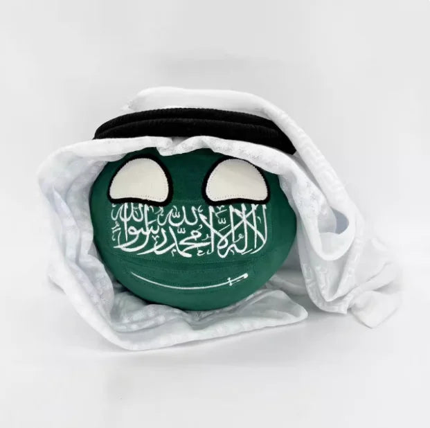 Countryball Plush Toy – International Flags (20 cm)