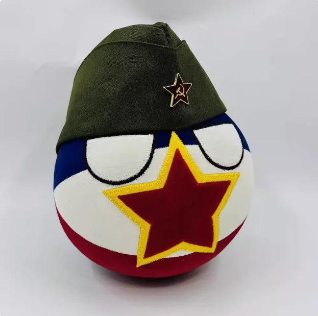 Countryball Plush Toy – International Flags (20 cm)