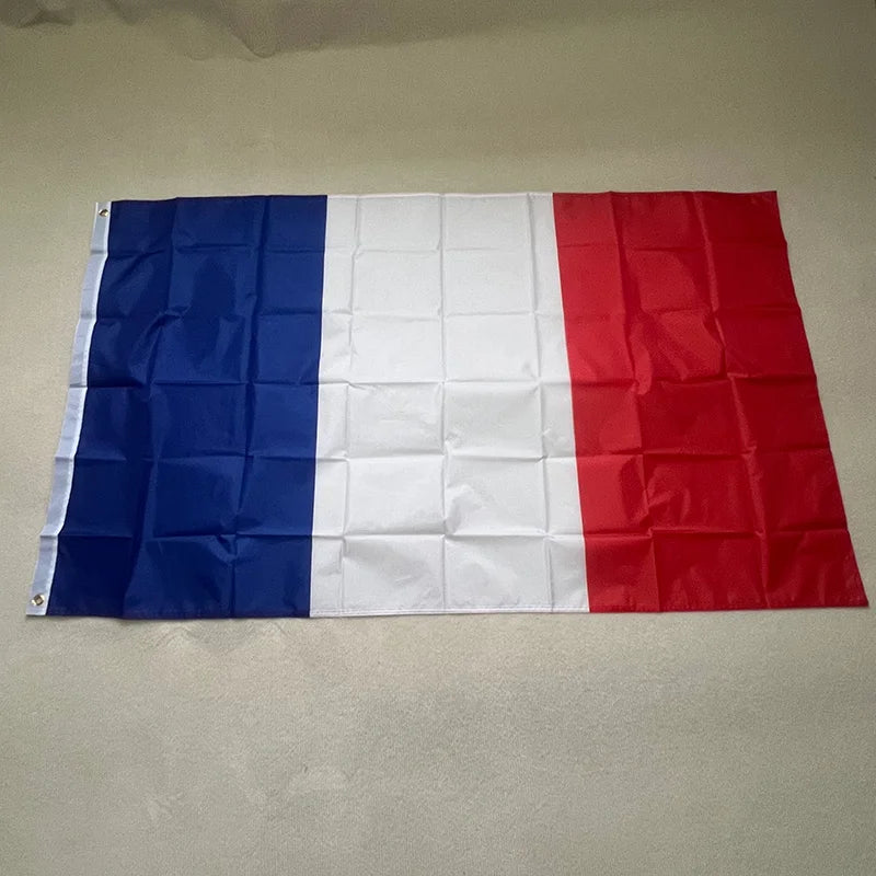 France flag 90*150cm Polyester blue white red Fra Fr French flag decorated for holiday sports home outdoor decoration