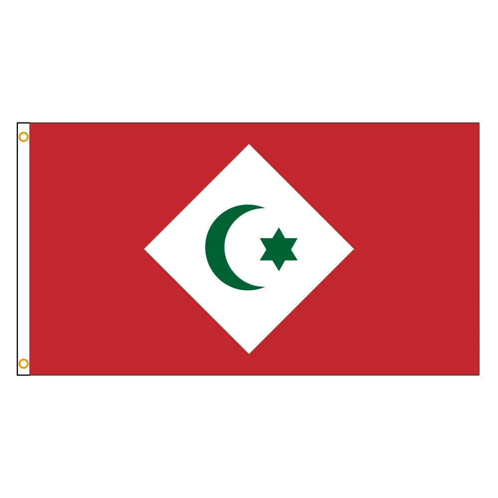 Republic Of The Rif Flag(1921–1926)，60x90cm 90x150cm 120x180cm