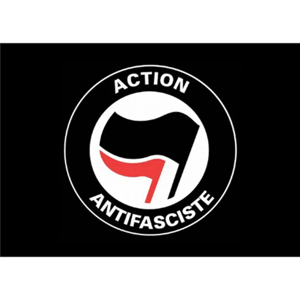 90X150CM  Antifascist Action Flag  Anti-Racism Flag For Decoration