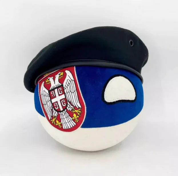 Countryball Plush Toy – International Flags (20 cm)