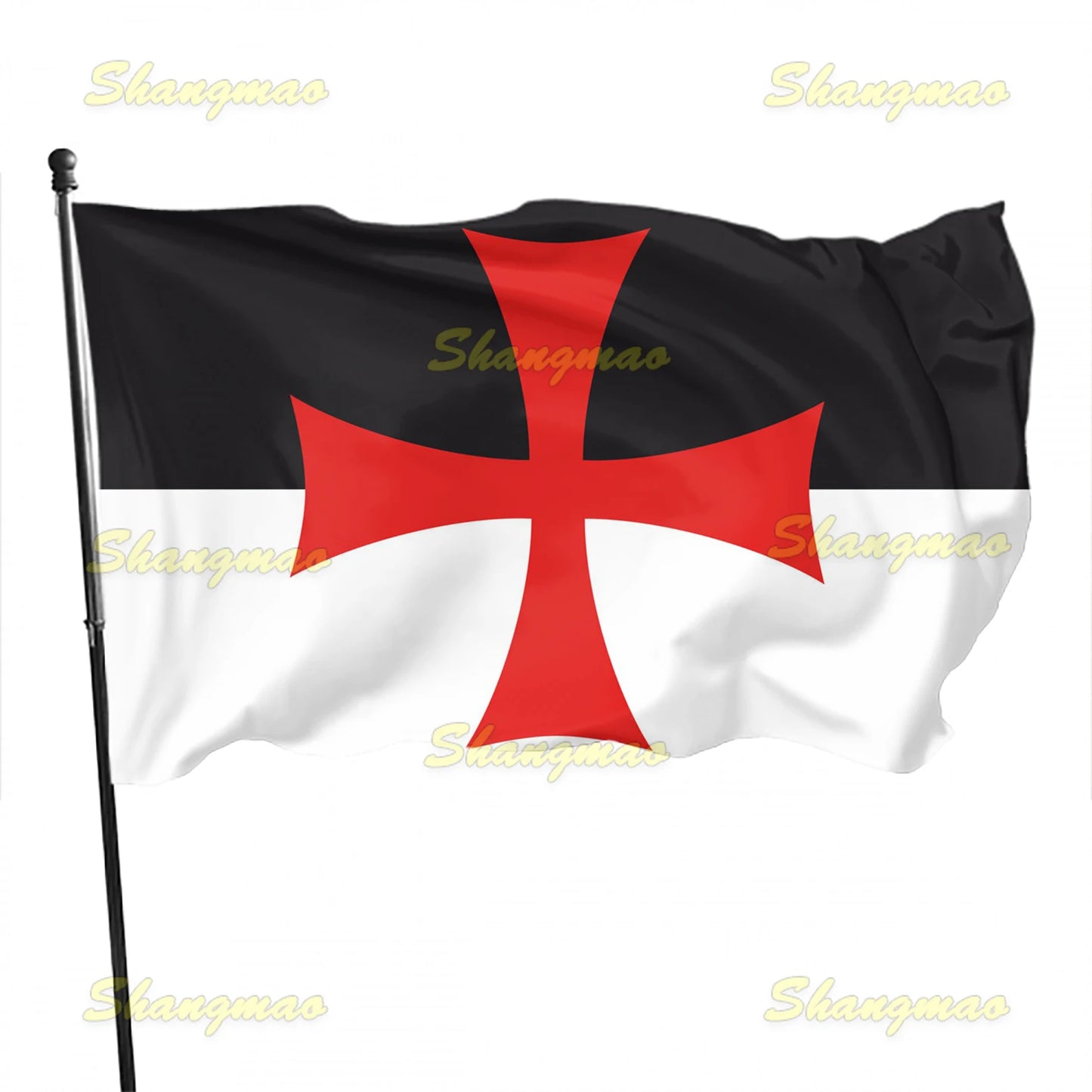 90x150cm Knights Templar Flag Medieval Crusaders Battle Ensign Flag