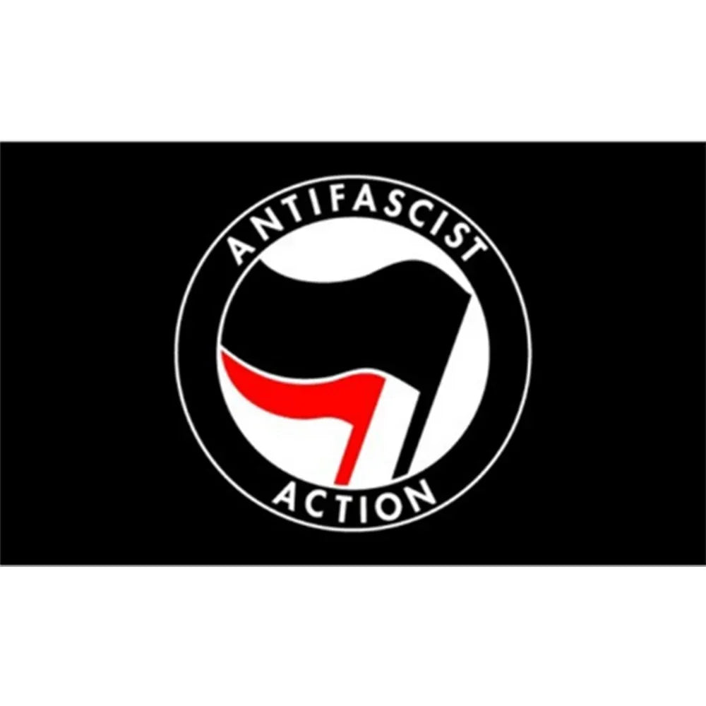 90X150CM  Antifascist Action Flag  Anti-Racism Flag For Decoration