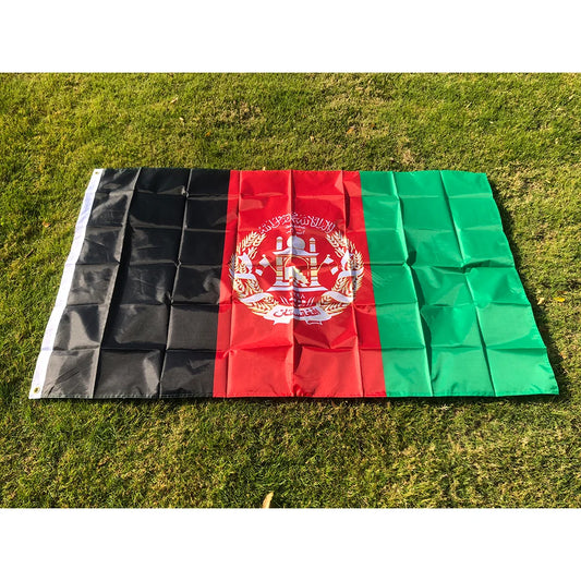 Afghanistan Flag 90X150cm Afghan Afghani Kabul National Flags AF AFG Islamic Republic of Afghanistan Banner for home decoration