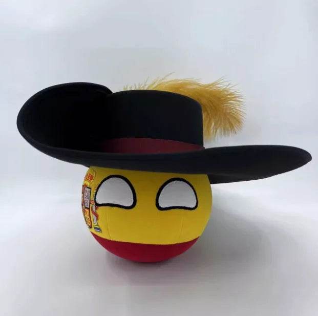 Countryball Plush Toy – International Flags (20 cm)