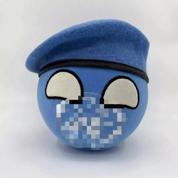 Countryball Plush Toy – International Flags (20 cm)