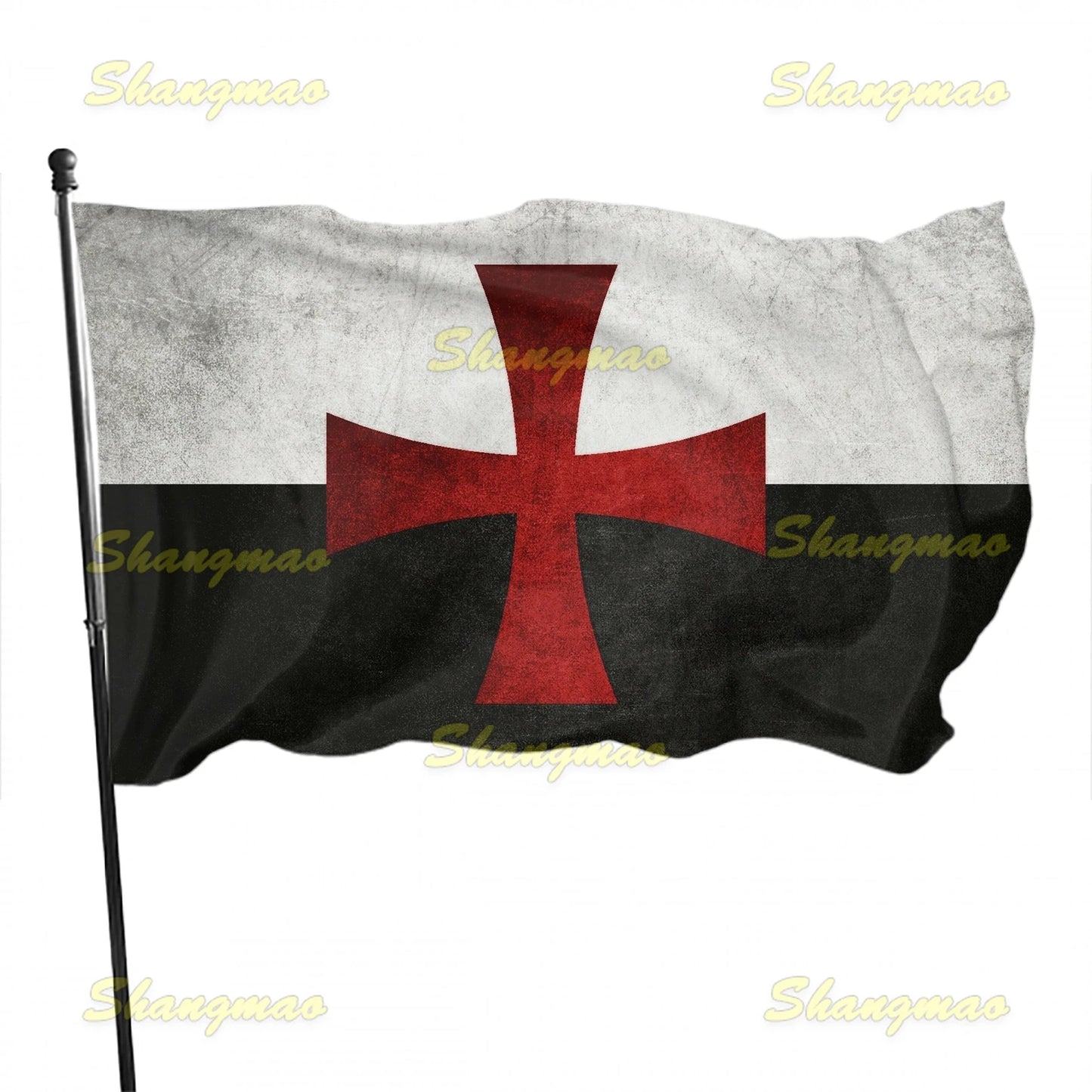 90x150cm Knights Templar Flag Medieval Crusaders Battle Ensign Flag