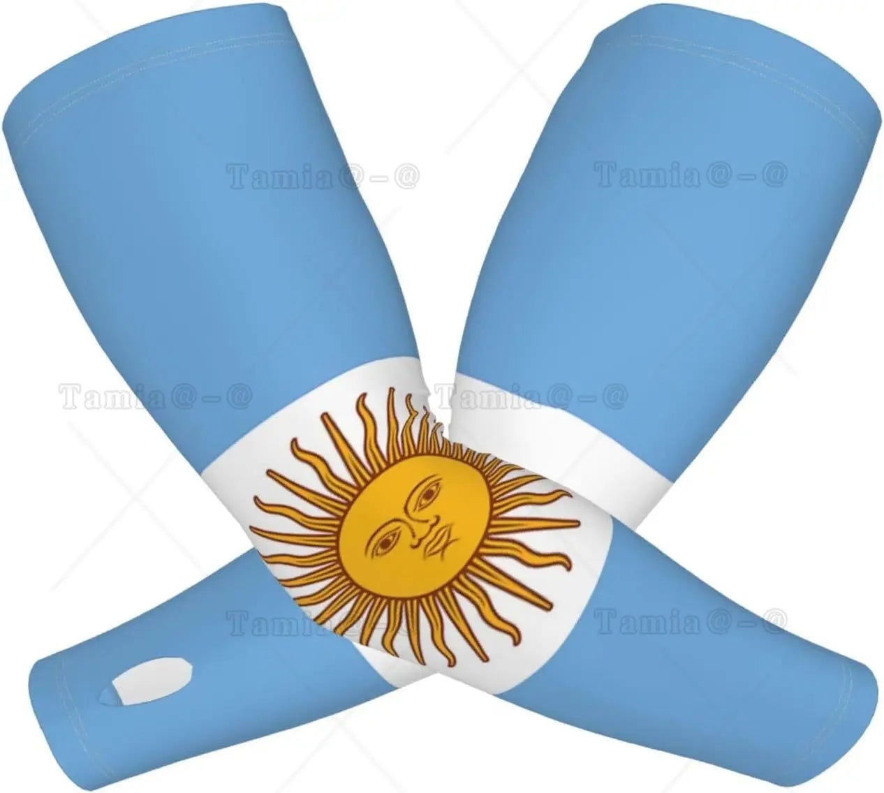 Argentina Flag   Cute Flag Arm Sleeves for Men Women Sun Protection  Arm Sleeves Cooling
