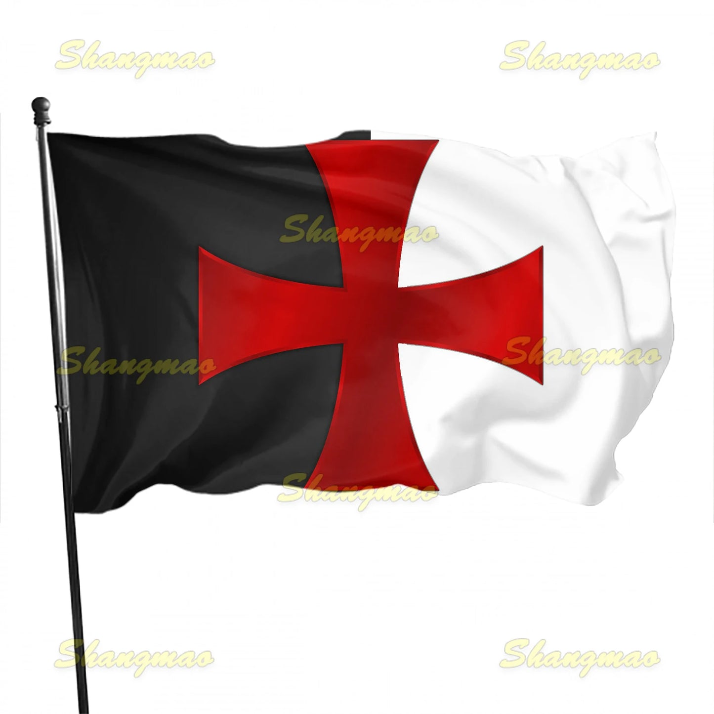 90x150cm Knights Templar Flag Medieval Crusaders Battle Ensign Flag