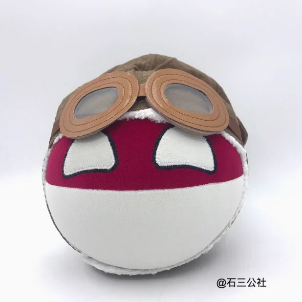 Countryball Plush Toy – International Flags (20 cm)