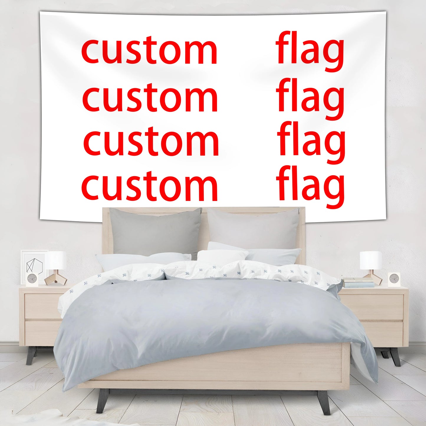 FLAGDOM 60X90 90X150cm Flags And Banners Graphic Custom Printed Flag With Shaft Cover Brass Grommets Design Outdoor Decoration