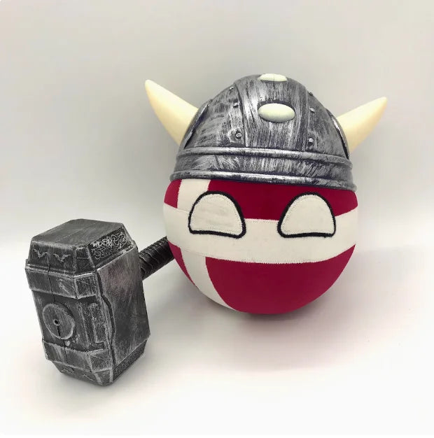 Countryball Plush Toy – International Flags (20 cm)