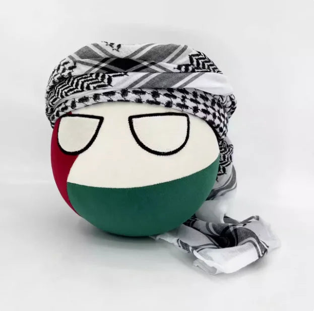 Countryball Plush Toy – International Flags (20 cm)