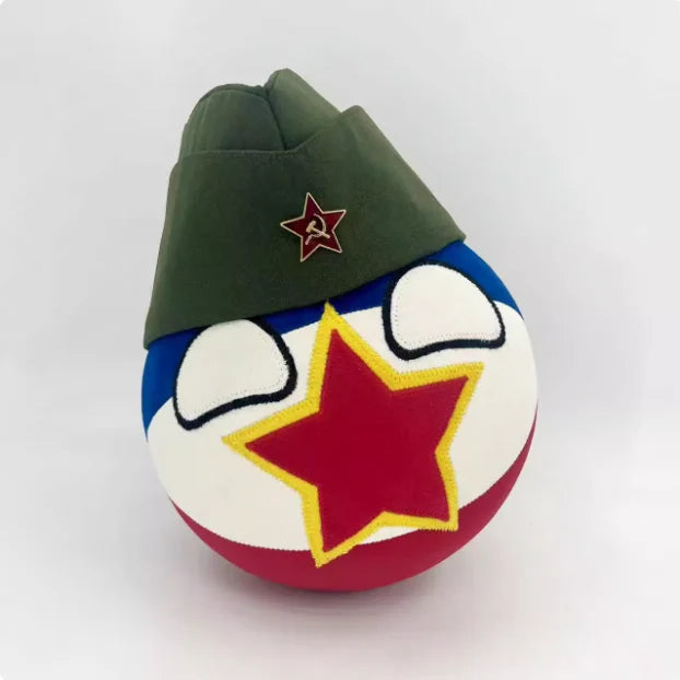 Countryball Plush Toy – International Flags (20 cm)