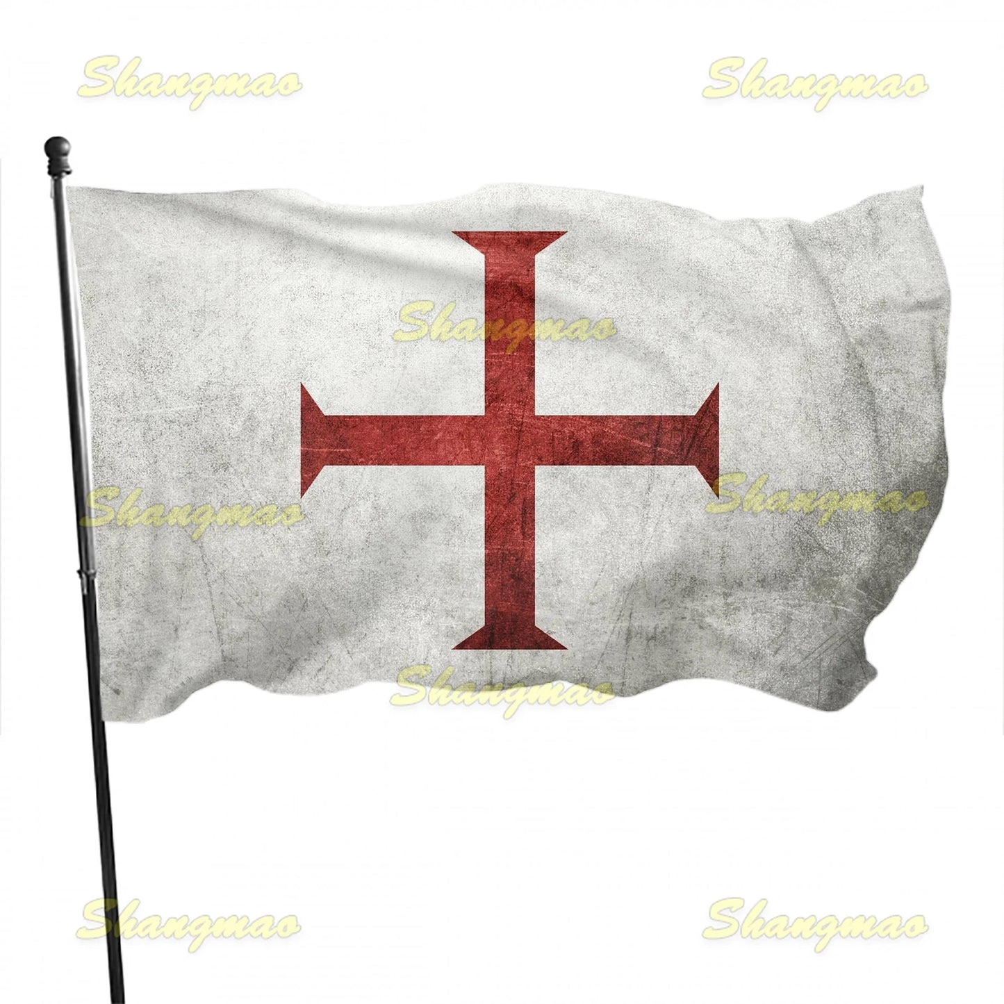 90x150cm Knights Templar Flag Medieval Crusaders Battle Ensign Flag