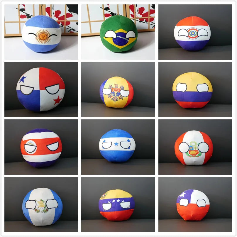 Countryball Plush Figure – South America (9 & 20 cm)