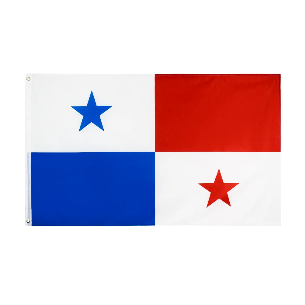 Panama Panaman Flag | 3x5 Ft | Printed Polyester Country Flag, Indoor,Outdoor,Vibrant Colors,Brass Grommets,Durable