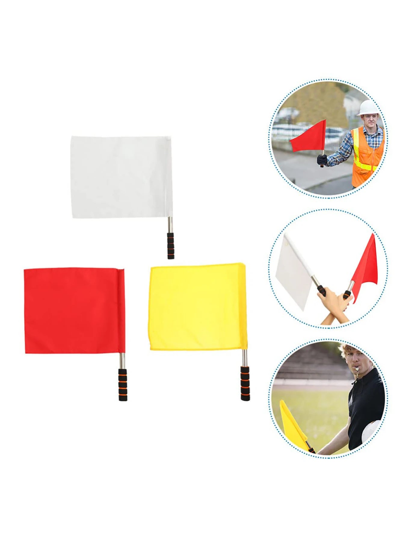 Hand Flag Traffic Safety Flag Sports Referee Flag Athletics Training Flag Performance Informant Official Flag Football And Volle