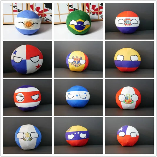 Countryball Plush Keychain – Latin America